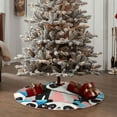 thumbnail image 6 of Bingfone Christmas Tree Skirt Mat Christmas Decoration Interior 30"-Panda Cute Pink Hearts, 6 of 8