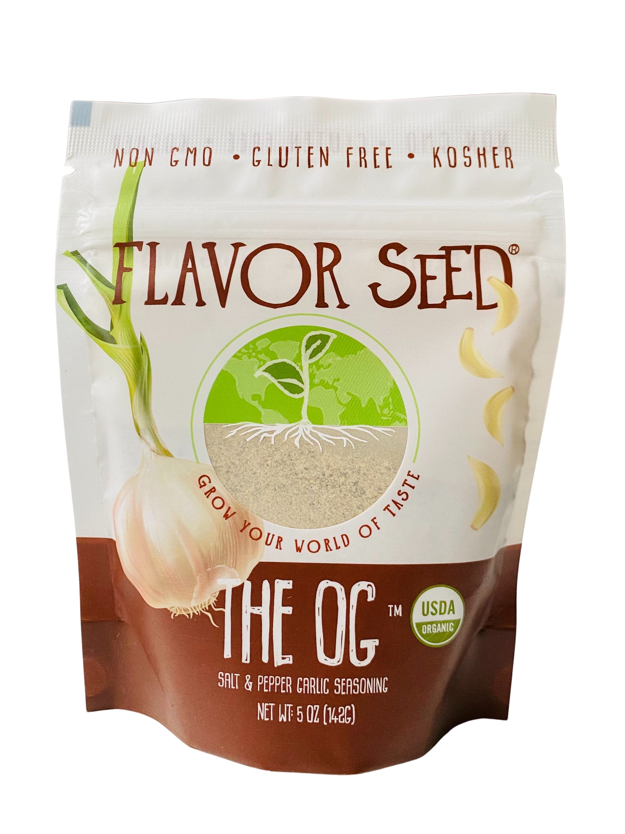 FLAVOR SEED The OG Organic Salt Pepper Garlic Seasoning