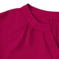 thumbnail image 5 of Sokhug Womens Two Piece Outfit Sleeveless V Neck Blouse Wide Leg Pants Set Casual Loose Fit Textured Linen-Blend Tracksuit, 5 of 9