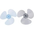 thumbnail image 3 of 12 Inch Three Blade Household Fan Blade with Nut Cover, Stand Fan Blade(Gris), 3 of 6
