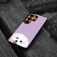 thumbnail image 4 of WIRESTER Shockproof Soft Rubber Cover Case for Samsung Galaxy S26 Ultra 6.9" 2026, Animal Maltese Dog On Pastel Lilac Background, 4 of 5