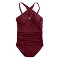 thumbnail image 4 of Gibobby Trajes de Baño para Mujer Traje de baño para mujer Traje de baño de 1 pieza para mujer Traje de baño sexy con correa grande para la playa(Rojo,G), 4 of 4