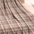 thumbnail image 3 of Beige Brown and Red Checkered Pattern Blanket,Comfortable Soft Flannel Throw Blanket,All Season,Warm Lightweight Blankets for Sofa Bed Couch Living Room Chair,30"x40", 3 of 4