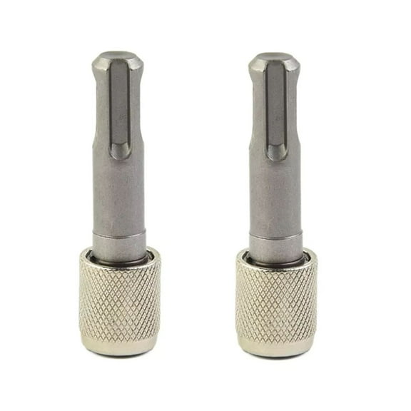 2Pcs 45# Steel Socket Adapters Versatile SDS to Hex Conversion, Efficient Tool Replacement for Electric Hammers and Drills