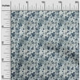 thumbnail image 2 of oneOone Cotton Poplin Blue Fabric Floral & Greenery Sewing Material Print Fabric By The Yard 56 Inch Wide-ME, 2 of 6