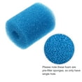 thumbnail image 3 of 4 Pcs Aquarium Pre Filter Foam Roll Foam Sponge Roll Intake Filter for Fish Tank Blue 7.5x6.5x2cm, 3 of 7