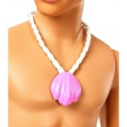 Barbie Dreamtopia Merman Doll, Blonde with Pink Seashell Necklace
