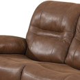 thumbnail image 5 of 41 Inch leatherette Reclining Sofa with USB Port Brown, 5 of 5