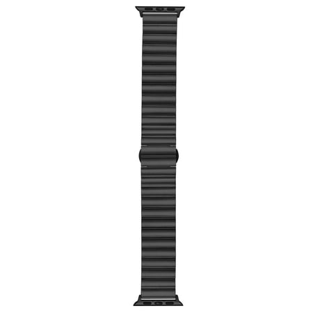 WITHit - Single Link Band for Apple Watch 42mm, 44mm and Series 7, 45mm - Space Gray