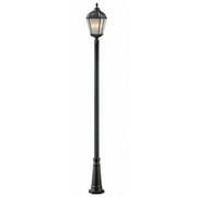 Z Lite 513PHB-519P-BK Waverly 3 Light Outdoor Post Light - Black