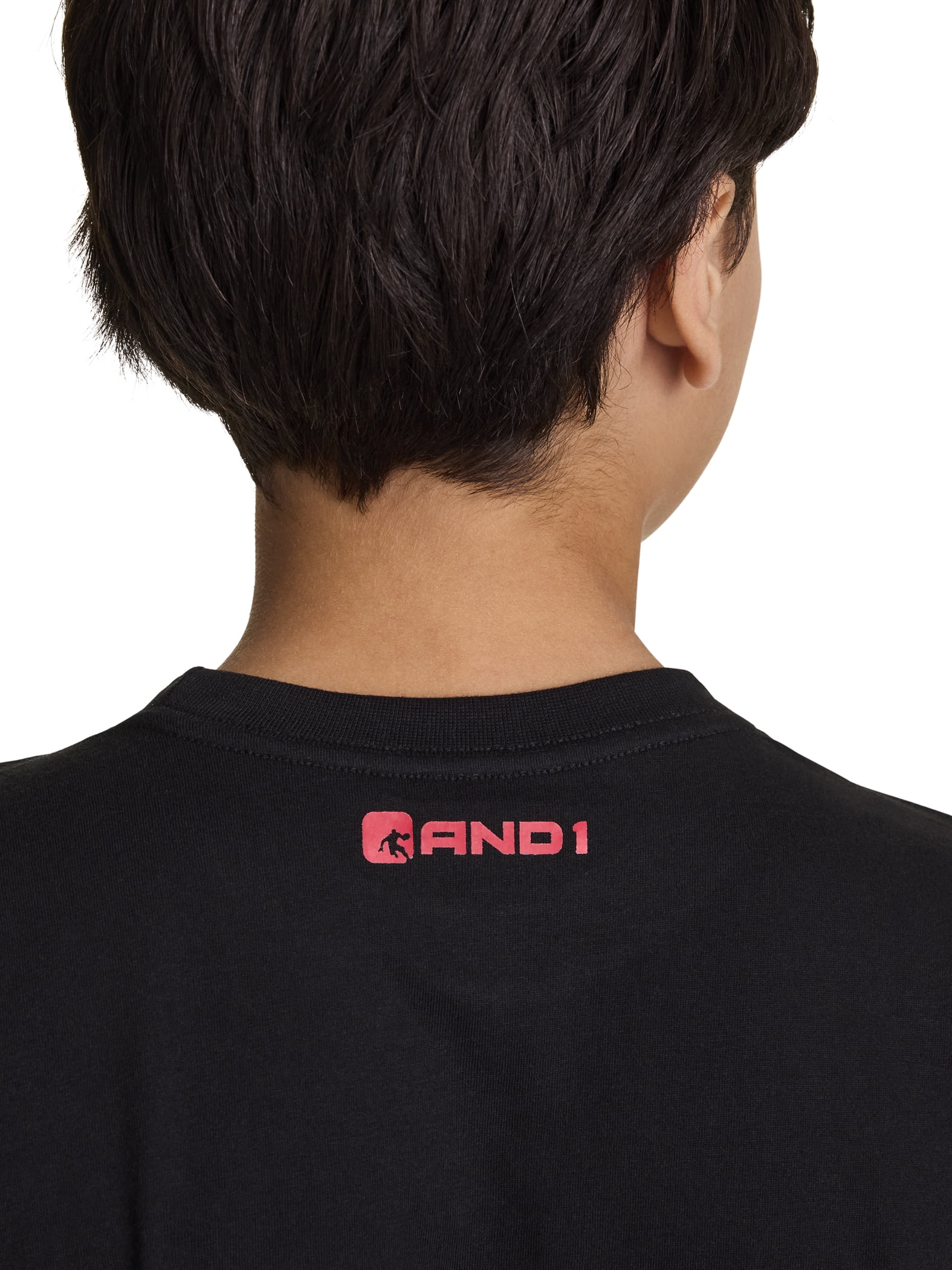 AND1 Boy’s Short Sleeve Graphic T-Shirt, Sizes 4-18