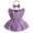 Purple, variant on Wxirdiow Newborn Dress Preemie Newborn Baby Girl Clothes Cute Infant Romper Ruffle Sleeve Jumpsuit Summer Outfits with Headband White Size,6-9 Months