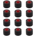 thumbnail image 2 of 12 Pcs Rouleau Pincé pour Enregistreur Audio Équipement Rond en Plastique Noir, 2 of 9