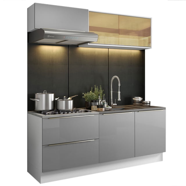 Cocina Integral Completa Modular Madesa Lux 200cm BG 01