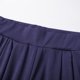 thumbnail image 5 of Pantalones palazzo anchos de color liso para mujer: cintura alta con cinturilla elástica, poliéster y spandex, pantalones largos informales con bolsillos laterales., 5 of 5