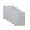 thumbnail image 1 of EeaseCA 5 Feuilles/100 Pcs 25MM Patchs en Résine Rondes Autocollants Transparents pour Fabrication de Bijoux, 1 of 5