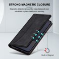 thumbnail image 3 of Funda tipo cartera con tapa Jasonyu para Samsung Galaxy S24 FE, color negro, 3 of 7