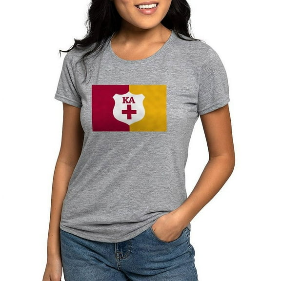 CafePress - Kappa Alpha Order Supplemental Flag T Shirt - Womens Tri-blend T-Shirt