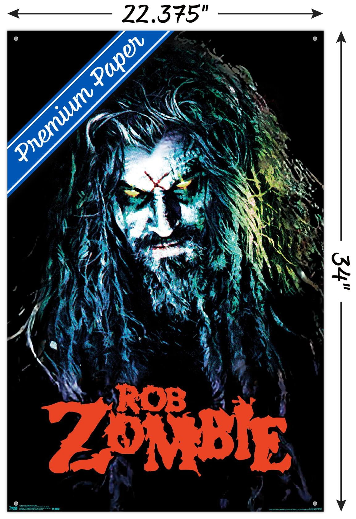 Rob Zombie - Hellbilly Wall Poster with Push Pins, 22.375" x 34"