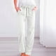 thumbnail image 2 of Pantalones de entrenamiento con cintura elástica para mujer - Pantalones largos lisos, corte holgado informal - Tejido cómodo para todas las ocasiones - Tallas S-XXXXXL, 2 of 8
