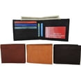 thumbnail image 2 of Mens Slim Bifold Cowhide Leather Wallet with ID Window 1160 CF, 2 of 50