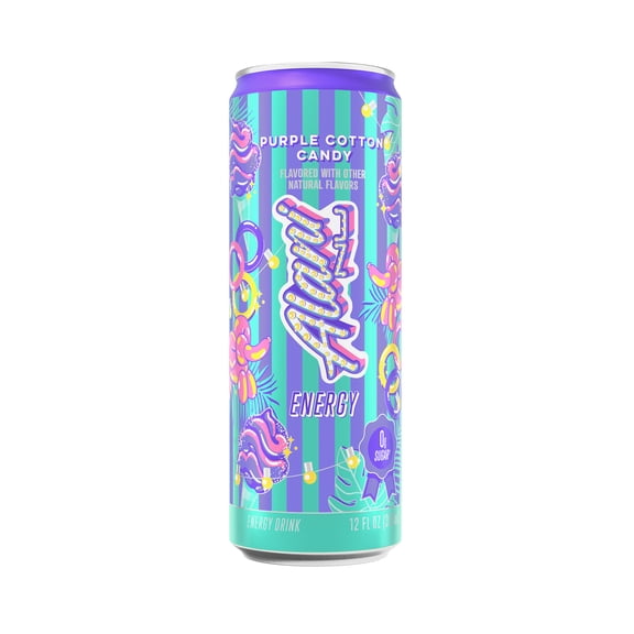 Alani Nu Purple Cotton Candy Sugar Free Energy Drink Single Can