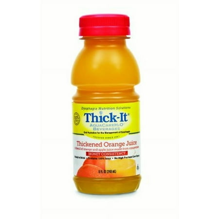 Thick-It AquaCareH2O Thickened Beverage 8 oz. Bottle Orange Flavor Ready to Use Honey Consistency B478-L9044 – Case of 24 Thick-It AquaCareH2O Thickened Beverage 8 oz. Bottle Orange Flavor Ready to Use Honey Consistency B478-L9044 – Case of 24