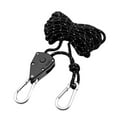 thumbnail image 4 of koolsoo Accroche-Corde 12 Pieds Sangle à Cliquet Robuste à Attacher pour Gazebo Randonnée en Plein Air Noir, 4 of 9