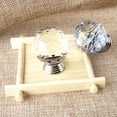 thumbnail image 6 of Unique Bargains 1.18" Crystal Glass Cabinet Knob Polished Chrome, 6 of 7