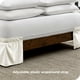 thumbnail image 3 of Faldón de Cama Ajustable Bare Home 15 Pulgadas Tamaño King Color Crema, 3 of 6