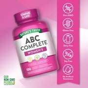 Multivitamin For Women | 100 Caplets | Non-GMO & Gluten Free Supplement | by Nature's Truth