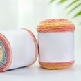 thumbnail image 4 of Cotton Yarn Crochet Colorful Cotton DIY Yarn Hand Knit Blanket Fancy Acrylic Yarn Handcrafts Crocheting Variegated Thread 100g/Roll Type 22, 4 of 5