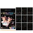 thumbnail image 1 of DPTALR Scratch Paper Art, Colorful Drawing Art Book With 1 Scratch Pen For Birthday Christmas Party Games Kits, 1 of 1