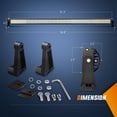 thumbnail image 4 of Nilight 52inch 300W Spot Flood Combo Led Light Bar off Road Driving Boat Fog Light 12V On/Off 5 Pin Rocker Switch Power 14AWG Wiring Harness Kit-1 Lead for Trucks, 4 of 9