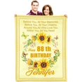 thumbnail image 3 of 50Th Birthday Gift, Birthday Blanket, 50Th Friendship Throws Blanket Gifts Birthday, Birthday Blanket for Women Daughter Grandma, Ladies Gifts for Birthday, Happy Birthday Friend Gift A3, 3 of 5