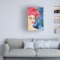 thumbnail image 3 of Regina Moore 'Flowers in her Hair I' Canvas Art, 3 of 3