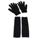 thumbnail image 1 of Guantes de seguridad de trabajo resistentes a cortes y mangas de brazo Alambre de acero inoxidable protector anti-cortes para carnicero constructor jardinero Inevent JJ14603-00B, 1 of 2