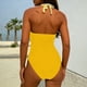 thumbnail image 2 of TaTaai Women's High Waist One Piece Swimsuit, Striped Halter Neck Monokini, Fashion Swim Dress for Beach Vacation, Holiday Season and Pool Party, Retro Style Gift, 2 of 4