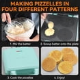 thumbnail image 4 of Molde para Pizzelle Baker's Friend Eléctrico de 9 cm para 4 Galletas Aqua, 4 of 6