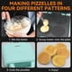 thumbnail image 4 of Molde para Pizzelle Baker's Friend Eléctrico de 9 cm para 4 Galletas Aqua, 4 of 6