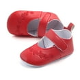 thumbnail image 2 of PMVFHDE Espadrilles Confortables pour Tout-Petits Espadrilles de Mode pour Bébés Filles Stitchwork - Chaussures Espadrilles Bébés Rouges,13, 2 of 6