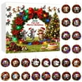 thumbnail image 2 of Advent Calendar 2025 Christmas Ornaments Cat Advent Calendar, 24 Double-Sided Printed Cat Ornaments, Christmas Tree Decorations Set, 24 Days Countdown to Christmas Gifts for Kids Boys Girls, 2 of 8