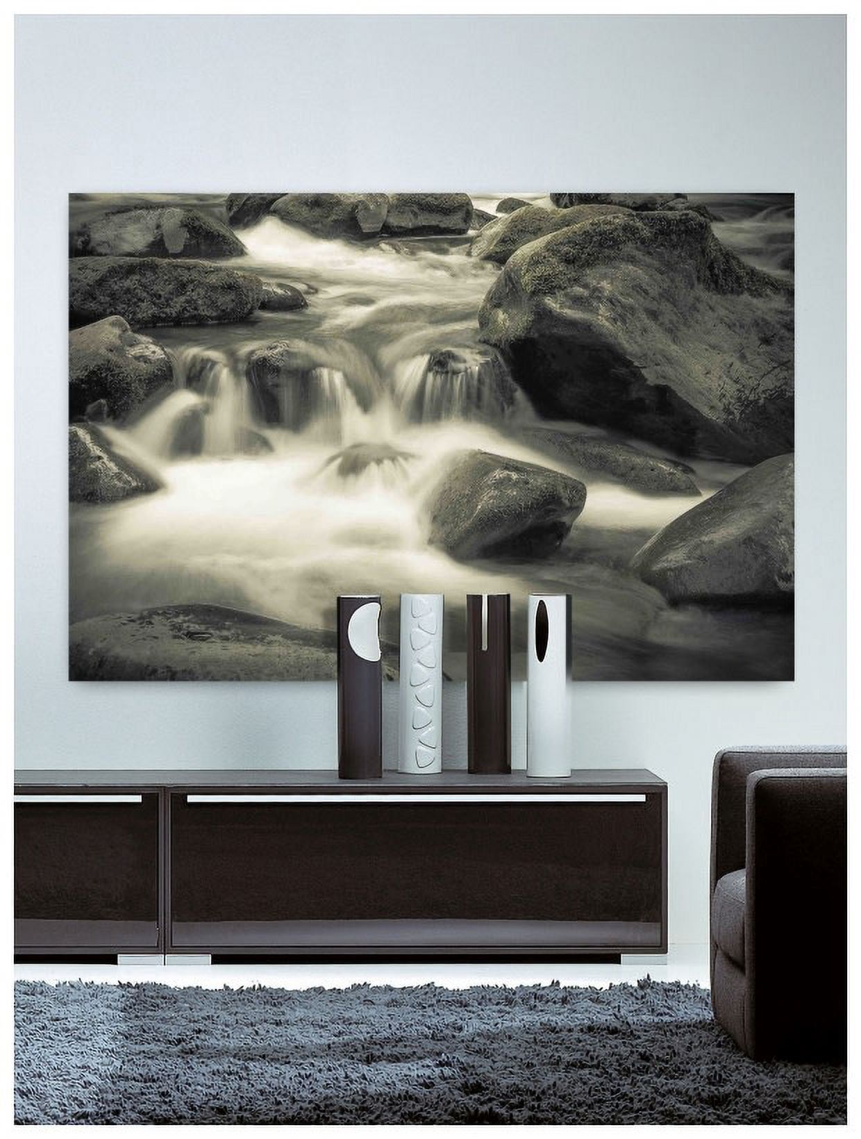 Marmont Hill "Flowing" Painting Print on Canvas