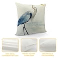 thumbnail image 4 of Pillow Covers Double Sided Decorative Couch Cushion Cover for Throw Pillows Square Watercolor Heron Pillowcase, 4 of 5