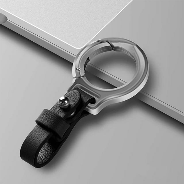Personalized Creative Car Keychain Pendant Durable Metal Or Leather For Easy Key Management And Anti Loss