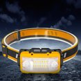 thumbnail image 1 of Linterna portátil de 1800 mAh con reflector de camping de carga tipo C (amarillo W6106A), 1 of 4