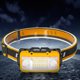 thumbnail image 1 of Linterna portátil de 1800 mAh con reflector de camping de carga tipo C (amarillo W6106A), 1 of 8