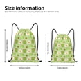 thumbnail image 2 of Sikiie Avocado And Toast Drawstring Backpack Drawstring Bags, Draw String Back Bag for Sports, Gym, Travel, Swimming, Beach-Small, 2 of 6