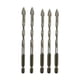 thumbnail image 1 of Juego de brocas excéntricas de cuatro flautas para el hogar, brocas resistentes y versátiles, vástago hexagonal para Metal, 5 uds., 1 of 9