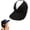 Black, variant on Women's UPF 50+ Uv Protection Sun Visor Hat, Foldable Wide Brim Open Top Ponytail Cap, Beach Outdoor Sports Pool Travel